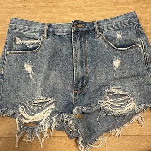 Articles of society Jean shorts